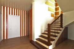 Боярка, холл, лестница на 2 этаж (12)